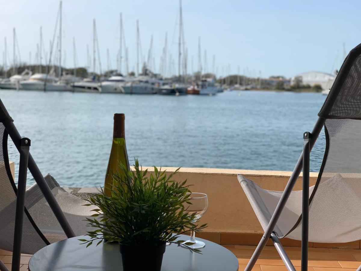 Studio - Les Pieds Dans L'Eau Agreable En Toutes Saisons 4 Couchages - Climatisation - Parking Prive - Piscine Sur Mer - Vue Magnifique Et Rare - Situation Optimum - Les Argonautes - Ile Des Pecheurs - Cap D'Агд Экстерьер фото