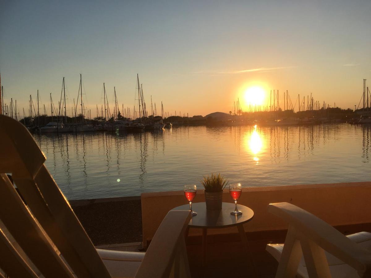 Studio - Les Pieds Dans L'Eau Agreable En Toutes Saisons 4 Couchages - Climatisation - Parking Prive - Piscine Sur Mer - Vue Magnifique Et Rare - Situation Optimum - Les Argonautes - Ile Des Pecheurs - Cap D'Агд Экстерьер фото
