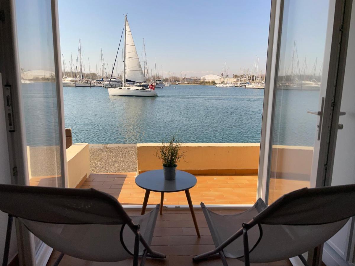 Studio - Les Pieds Dans L'Eau Agreable En Toutes Saisons 4 Couchages - Climatisation - Parking Prive - Piscine Sur Mer - Vue Magnifique Et Rare - Situation Optimum - Les Argonautes - Ile Des Pecheurs - Cap D'Агд Экстерьер фото