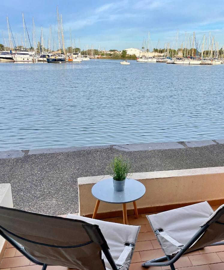 Studio - Les Pieds Dans L'Eau Agreable En Toutes Saisons 4 Couchages - Climatisation - Parking Prive - Piscine Sur Mer - Vue Magnifique Et Rare - Situation Optimum - Les Argonautes - Ile Des Pecheurs - Cap D'Агд Экстерьер фото