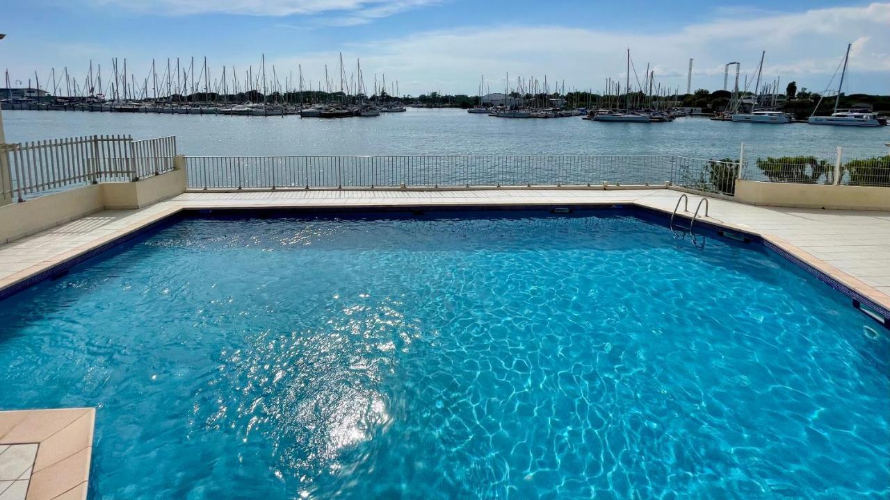 Studio - Les Pieds Dans L'Eau Agreable En Toutes Saisons 4 Couchages - Climatisation - Parking Prive - Piscine Sur Mer - Vue Magnifique Et Rare - Situation Optimum - Les Argonautes - Ile Des Pecheurs - Cap D'Агд Экстерьер фото