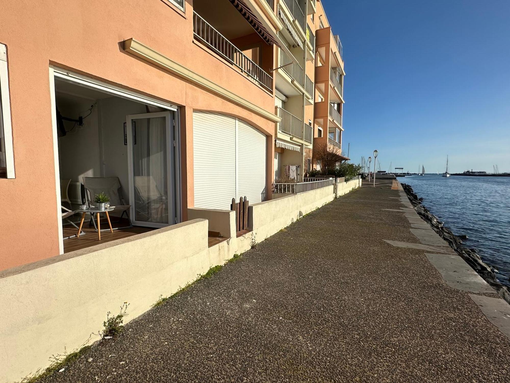 Studio - Les Pieds Dans L'Eau Agreable En Toutes Saisons 4 Couchages - Climatisation - Parking Prive - Piscine Sur Mer - Vue Magnifique Et Rare - Situation Optimum - Les Argonautes - Ile Des Pecheurs - Cap D'Агд Экстерьер фото